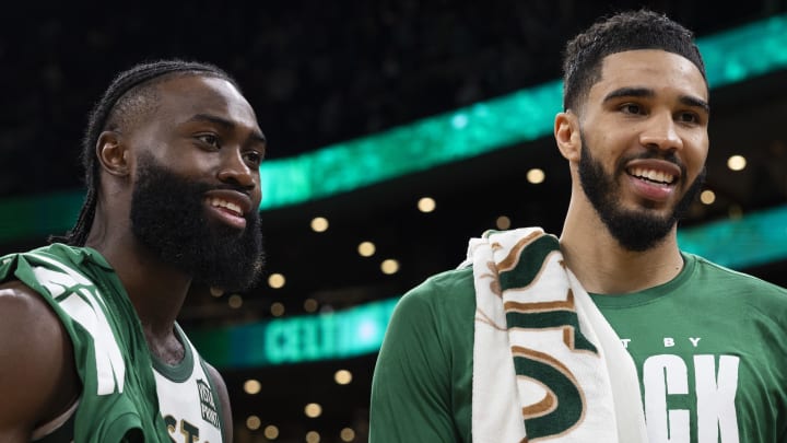 Jayson Tatum and Jaylen Brown are showing "no signs of spoiled friendship" at this point