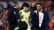 Cubarsí deixou o campo com 30 minutos de jogo em Holanda x Espanha