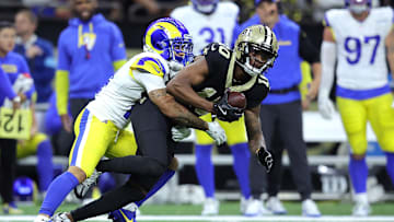 Marquez Valdes-Scantling with the New Orleans Saints