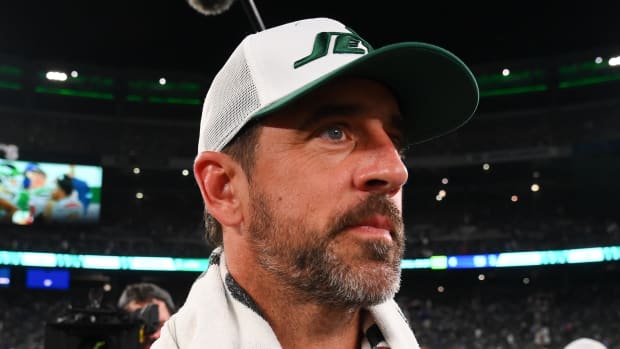  New York Jets quarterback Aaron Rodgers