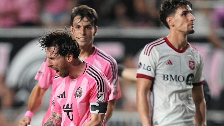 Lionel Messi scored his 40th goal in all competitions for Inter Miami CF on Sunday night against Toronto FC Lionel Messi scored his 40th goal in all competitions for Inter Miami CF on Sunday night against Toronto FC