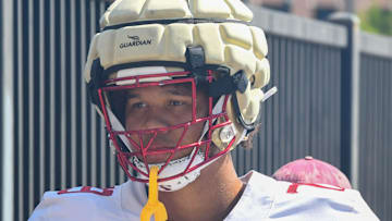 Florida State football and coaches players arrive for the 10th FSU spring football practice of the 2023 season on Tuesday, April 4, 2023.

Lucas Simmons 1 Of 1
