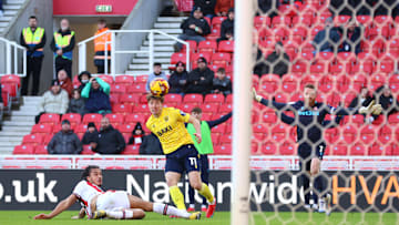 Ashley Phillips makes a sliding challenge late on during Stoke City's game 
