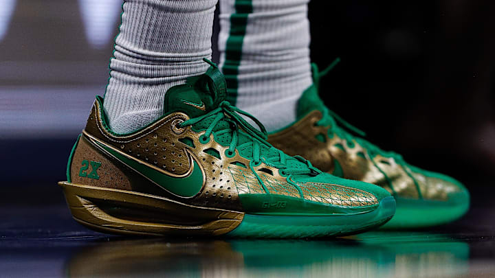 Jayson Tatum Jrue Holiday Debut Celtics Themed Sneakers