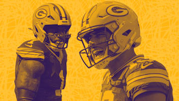 Packers defensive end Micah Parsons and quarterback Jordan Love