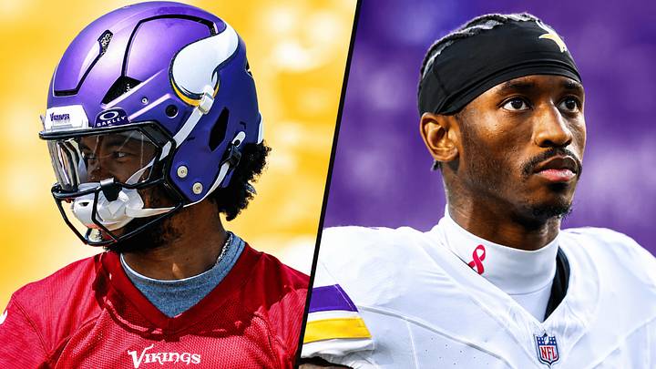 Minnesota Vikings QB Kyler Murray and WR Jordan Addison
