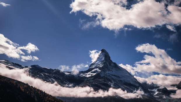 A beautiful view of the Matterhorn