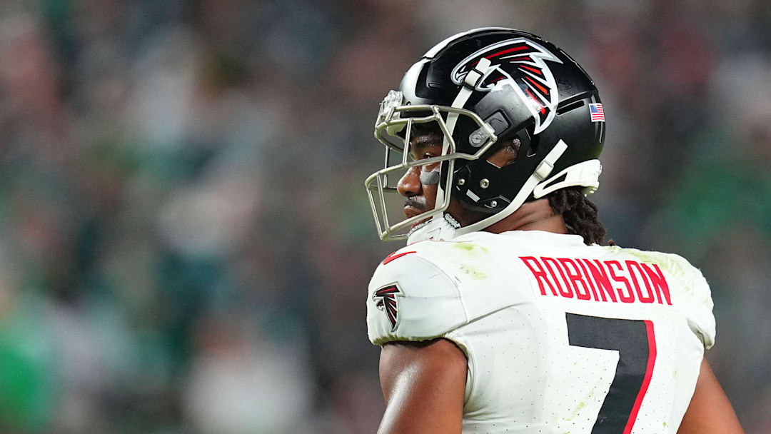 Atlanta Falcons running back Bijan Robinson