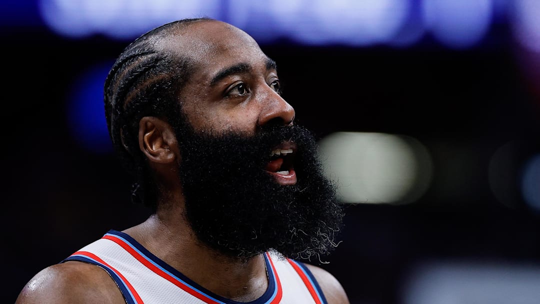 Jan 30, 2026; Denver, Colorado, USA; Los Angeles Clippers guard James Harden (1) Mandatory Credit: Isaiah J. Downing-Imagn Images Jan 30, 2026; Denver, Colorado, USA; Los Angeles Clippers guard James Harden (1) Mandatory Credit: Isaiah J. Downing-Imagn Images