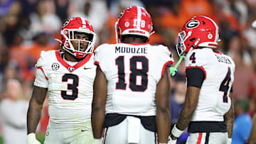 CJ Allen, KJ Bolden, Elo Modozie, Georgia Bulldogs