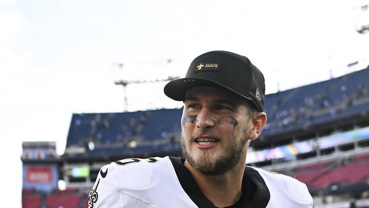 New Orleans Saints quarterback Tyler Shough
