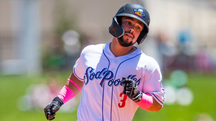 Amarillo Sod Poodles outfielder Dominic Fletcher