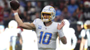 Los Angeles Chargers quarterback Justin Herbert.