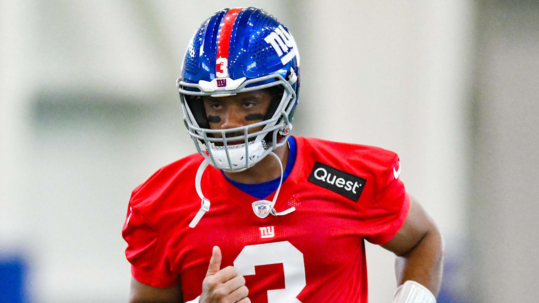 New York Giants quarterback Russell Wilson 