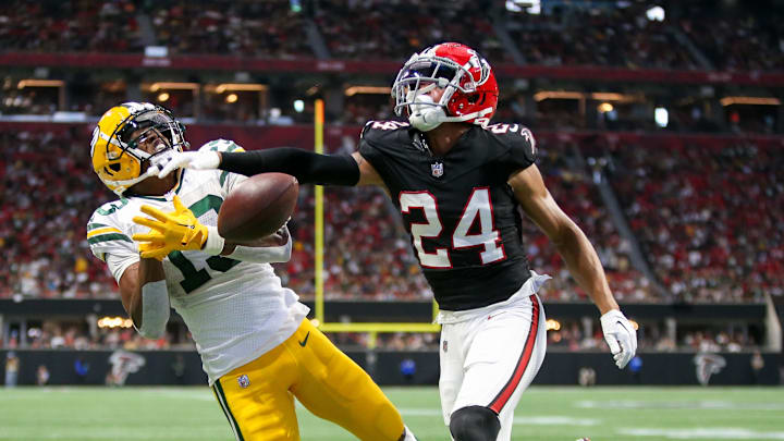 Atlanta Falcons cornerback A.J. Terrell will be a key player if the Falcons are to beat the Philadelphia Eagles.