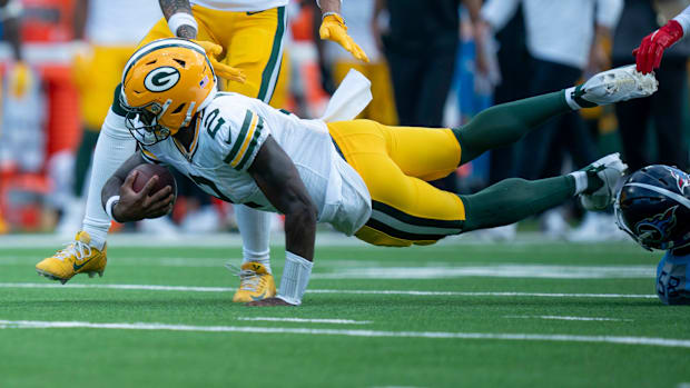 Green Bay Packers quarterback Malik Willis