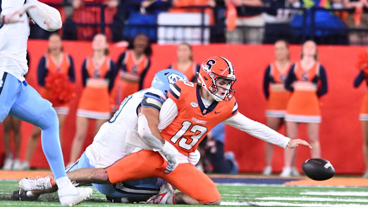 Syracuse football fell flat against North Carolina at home, and the Orange's quarterbacks continue to struggle.