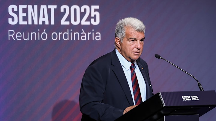 Joan Laporta a présenté les comptes du Barça pour la saison dernière. Joan Laporta a présenté les comptes du Barça pour la saison dernière.