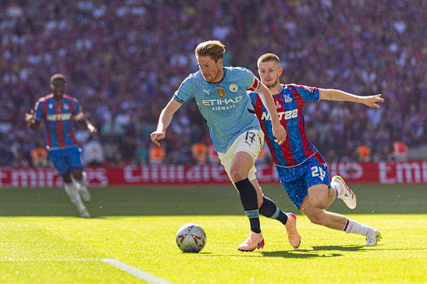 Kevin De Bruyne in FA Cup final for Man City