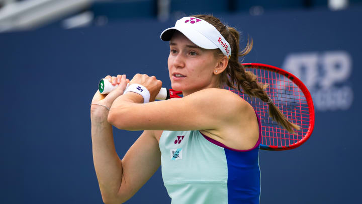 Elena Rybakina at the Cincinnati Open