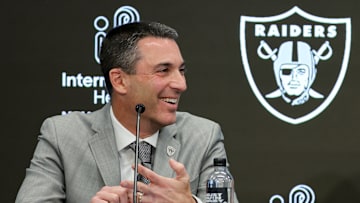 Las Vegas Raiders Introduce Antonio Pierce As Head Coach, Tom Telesco As General Manager