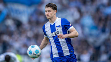 Linus Gechter im Einsatz für Hertha BSC