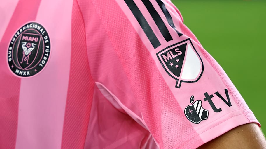 MLS badge on Inter Miami jersey