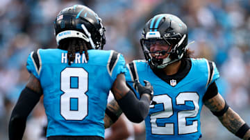 Carolina Panthers safety Lathan Ransom and cornerback Jaycee Horn