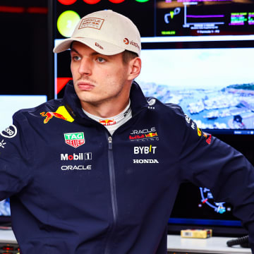 Max Verstappen of the Netherlands and Oracle Red Bull Racing prepares to drive in the garage during practice ahead of the F1 Grand Prix of Monaco at Circuit de Monaco on May 24, 2024 in Monte-Carlo, Monaco.