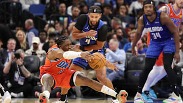 Jalen Suggs is known for his ability to play through pain and through seemingly devastating injuries and hits. On Thursday, the Orlando Magic felt they had to protect him from himself.