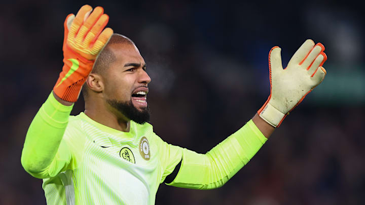 Robert Sánchez was one of five changes for Chelsea against Manchester City.