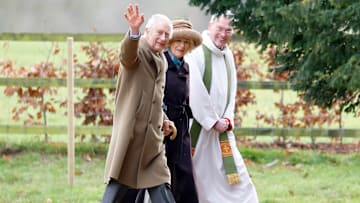 King Charles III & Queen Camilla attend Sunday Church