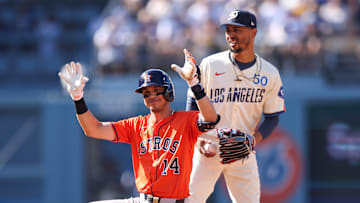 Houston Astros infielder Mauricio Dubón