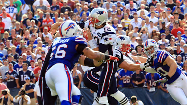 Tom Brady, Shawne Merriman