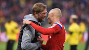 Jürgen Klopp (l.) und Arjen Robben