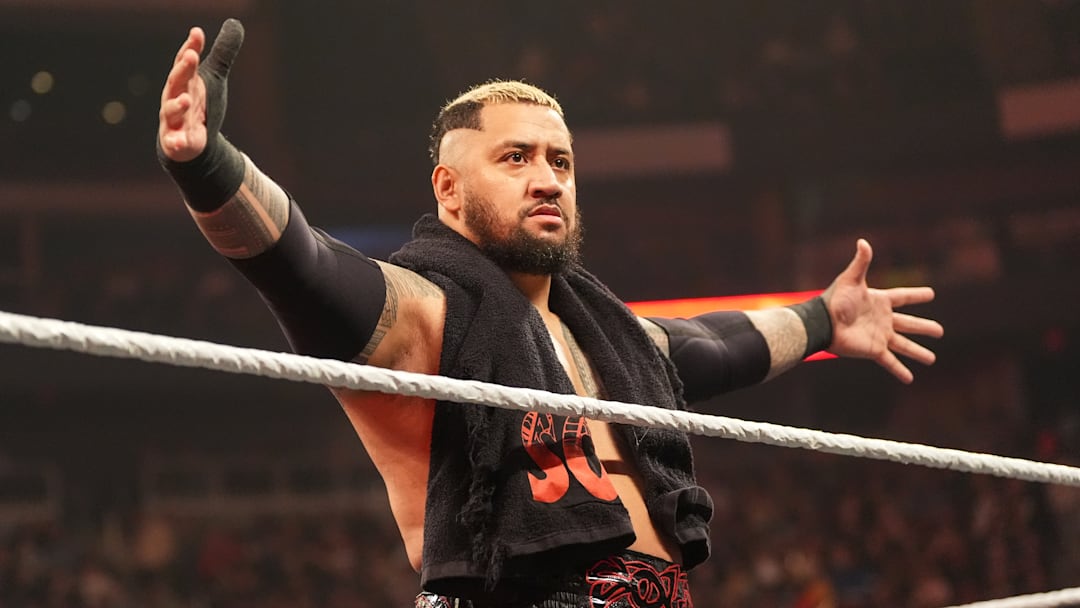 Solo Sikoa on Monday Night RAW Solo Sikoa on Monday Night RAW