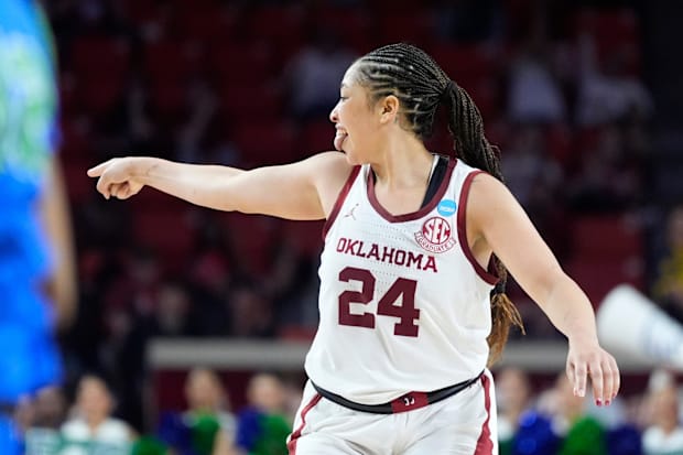 Senior Skylar Vann helped take Oklahoma back to the Sweet 16 for the first time since 2013.
