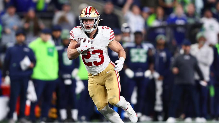 Christian McCaffrey, NFL, Marshall Faulk. 