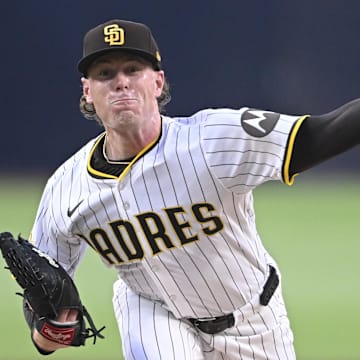 Starting pitcher JP Sears was acquired by the Padres as part of last month’s Mason Miller trade.