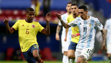 Argentina y Colombia, cuando se cruzaron en la Copa América 2021 