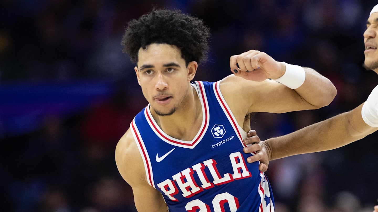 Jared McCain Philadelphia 76ers 2024-2025 Game Worn City