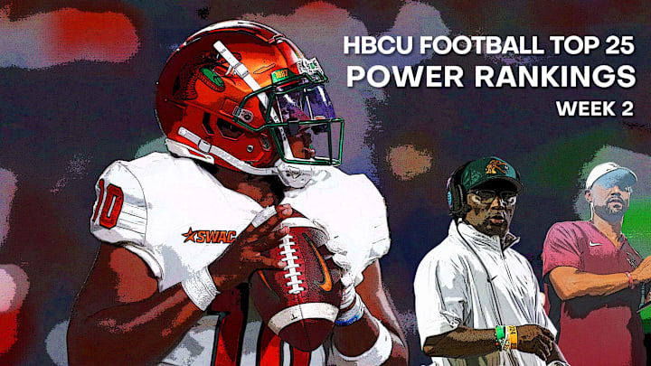 HBCU TOP 25 TEAMS - WEEK 2