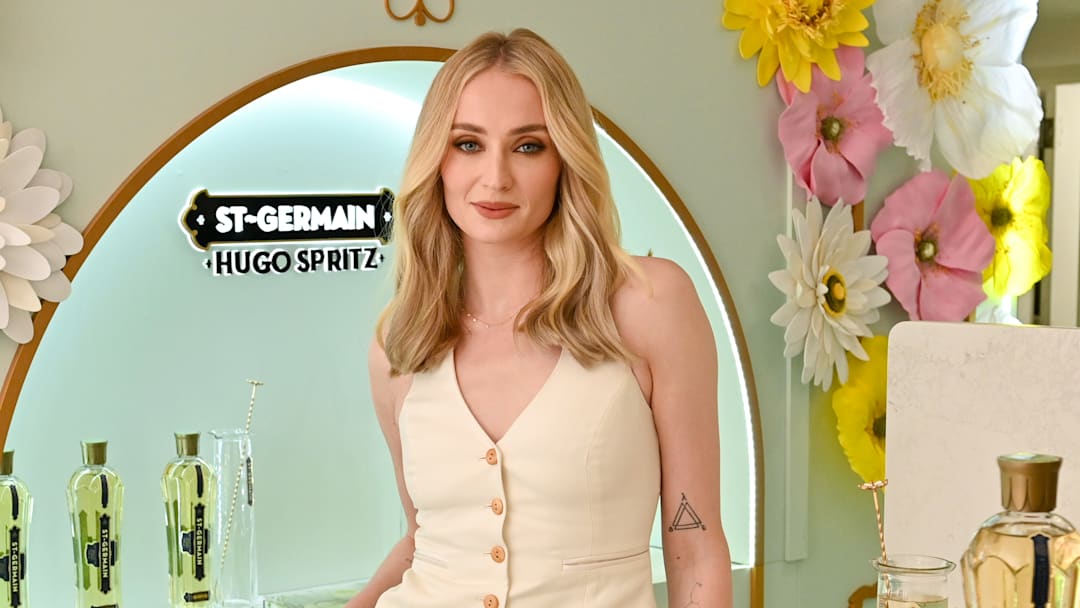 St-Germain And Sophie Turner Celebrate The Launch Of The St-Germain Hugo “Spritz Counter” at