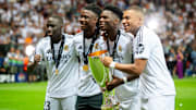 Les quatre joueurs français du Real Madrid, vainqueurs de la Supercoupe d'Europe en 2024