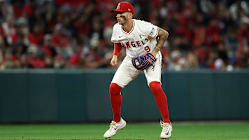 Miami Marlins v Los Angeles Angels