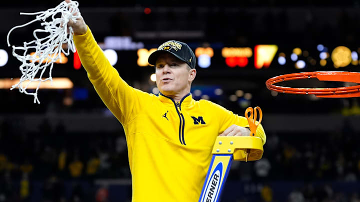 Michigan head coach Dusty May