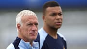 Didier Deschamps et Kylian Mbappé - équipe de France