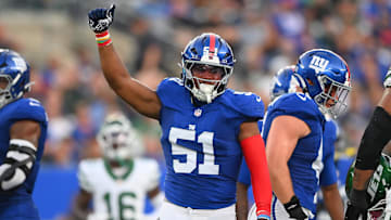  New York Giants linebacker Abdul Carter