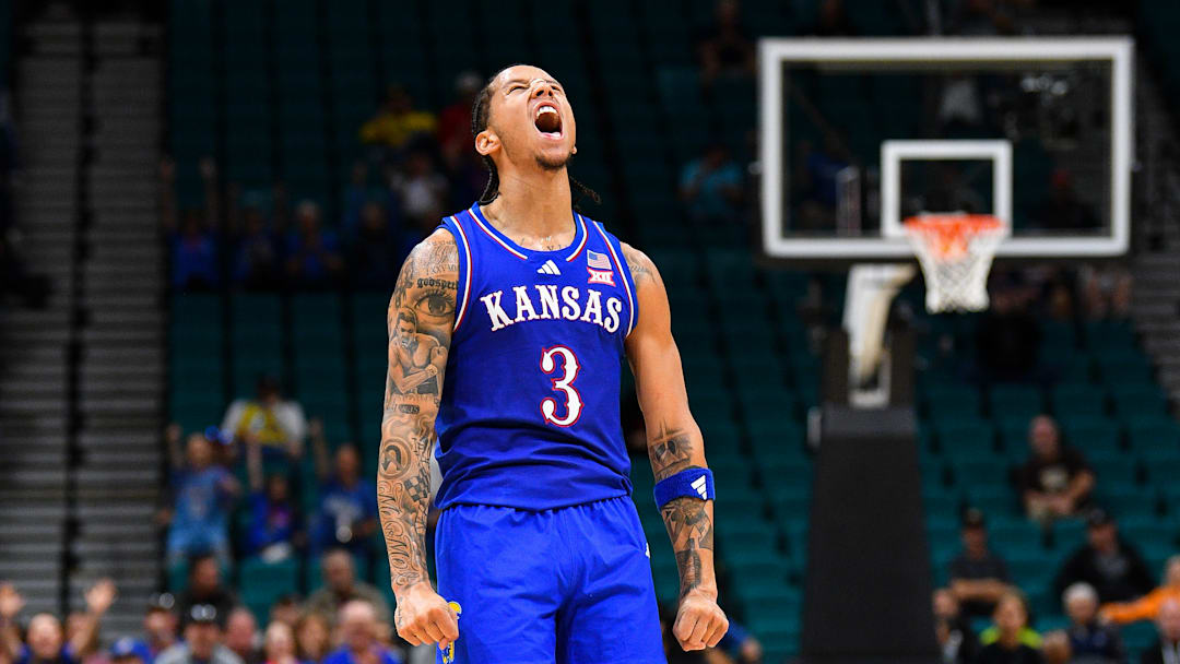 Kansas basketball player Tre White Kansas basketball player Tre White