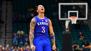 Kansas basketball player Tre White